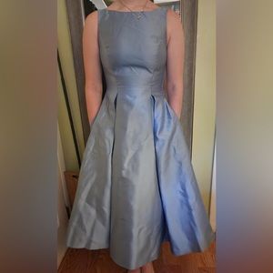 adrianna papell blue dress